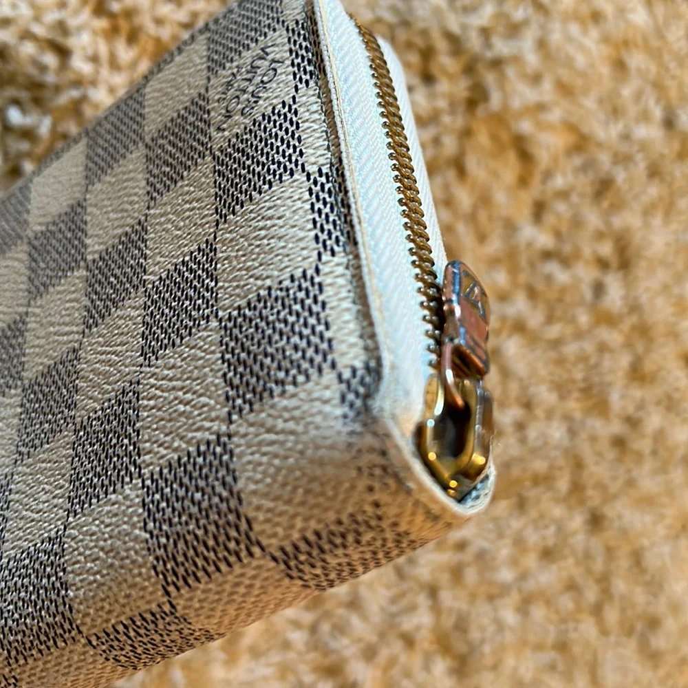 SOLD Bundle Louis Vuitton Damier Azur Totally MM Tote Bag & Matching Wallet - Picture 14 of 16